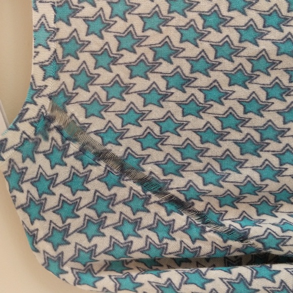 CLEARANCE!!! ZV Linen Sweater With Stars - Picture 8 of 14